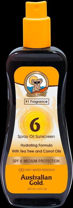 Actual product image Australian Gold Spray oil (Sun spray, Suntan oil, Up to SPF 10, 237 ml)