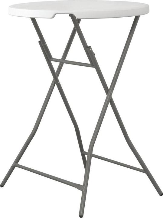 Image du produit Hendi Table haute ronde polyéthylène pliable ø800x1