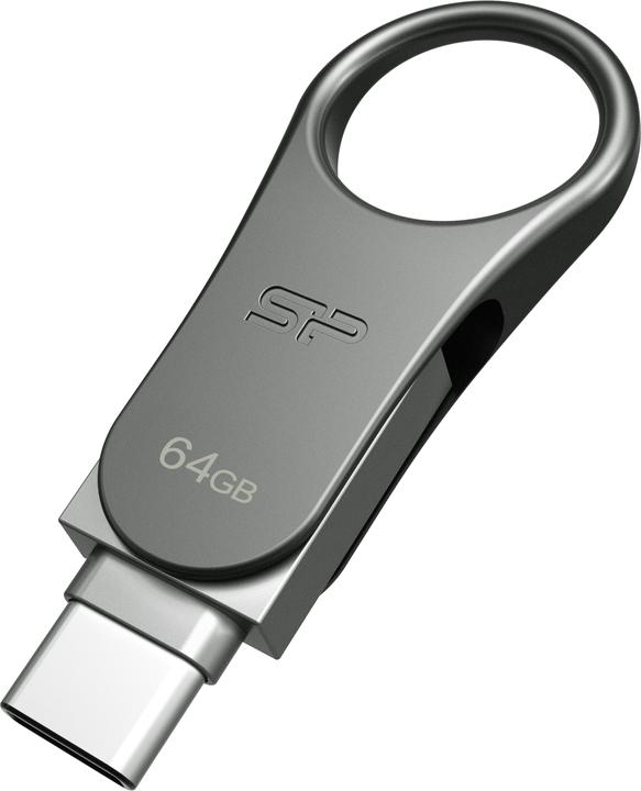 Image du produit Silicon Power Mobile C80 (64 Go, USB-C, USB-A, USB 3.1)