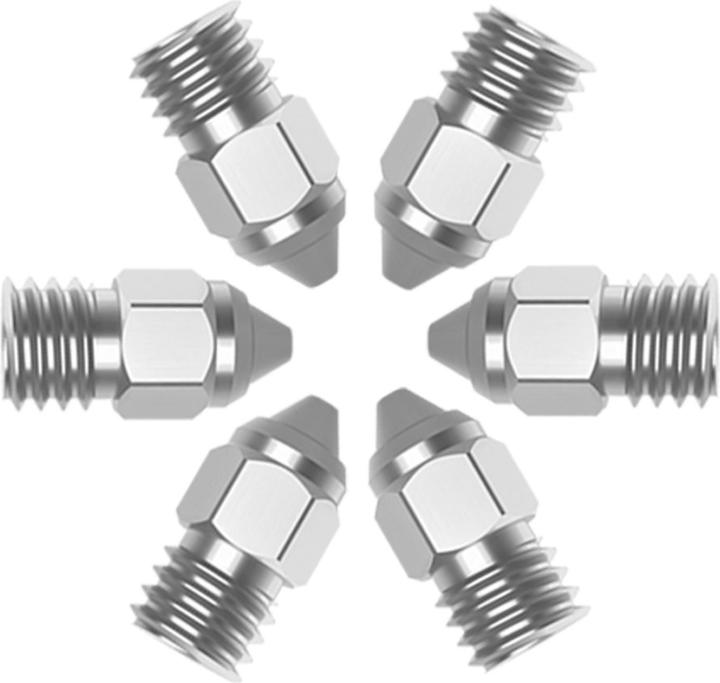 Produktbild Creality MK-HF Nickel beschichtete Kupfer Düse/Nozzle Kit 5Stk (Düse)