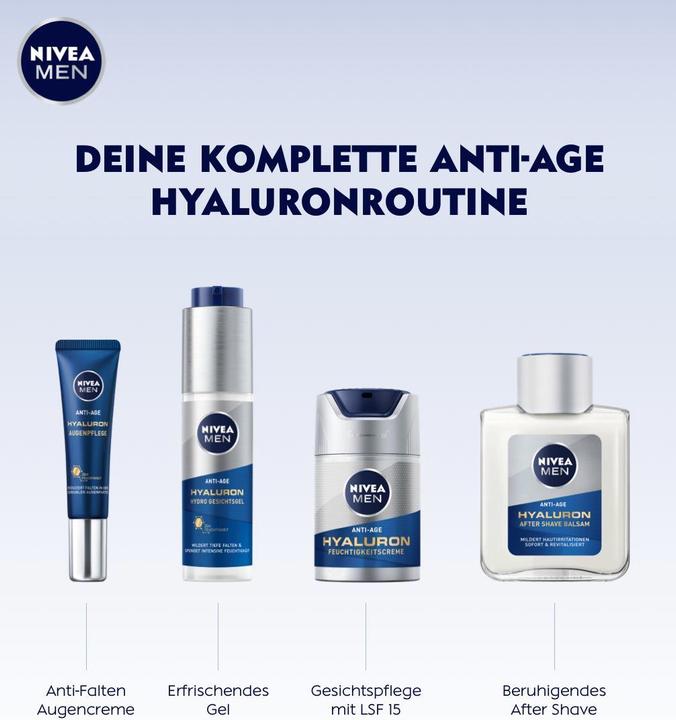 Produktbild NIVEA Anti-Age Hyaluron Hydro Gesichtsgel (50 ml, Gesichtsgel)