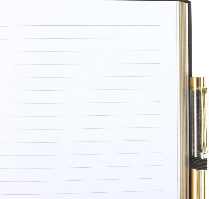Actual product image Something Different Yin Yang Obsidian Stationery Set (Black, White, Gold, 1 x)