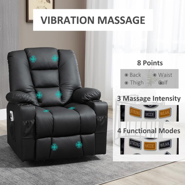 Produktbild Outsunny Massagesessel mit Aufstehhilfe