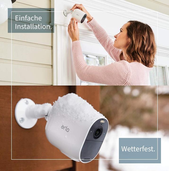 Produktbild Arlo Essential Spotlight Kamera 1er Set, weiss (1920 x 1080 Pixels)