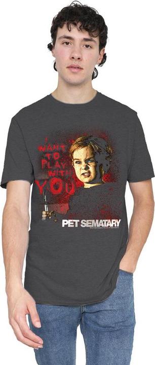 Immagine prodotto Pet Sematary I Want To Play Maglietta Adulto Unisex (XL)