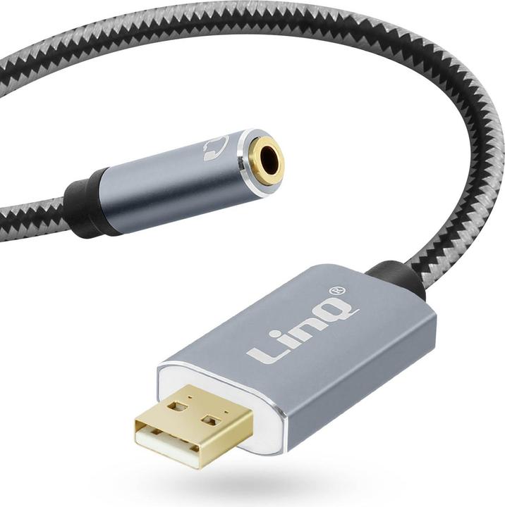 Produktbild LinQ USB / 3.5mm Klinkenadapter U3530 (USB-A, 3.5mm Klinke)