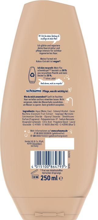 Produktbild Schwarzkopf Spülung Repair & Pflege 250ml (250 ml)