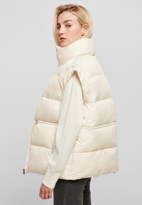 Actual product image Urban Classics Ladies Waisted Puffer Vest (M)