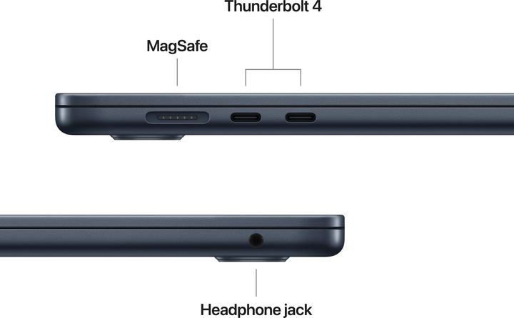Actual product image Apple MacBook Air – 2025 (15.30", M4, 16 GB, 512 GB, DE)