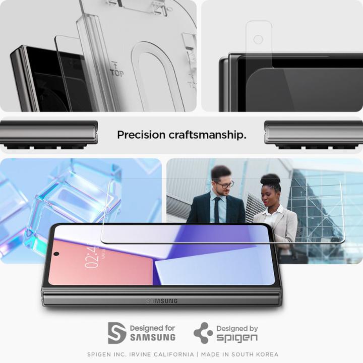 Actual product image Spigen Glas.TR EZ Fit (1 Piece, Samsung Galaxy Z Fold5)