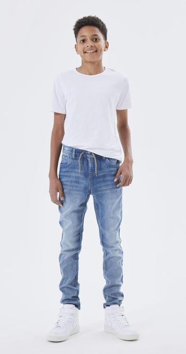 Immagine prodotto Name it Pantaloni della tuta Robin a gamba dritta in denim (164)
