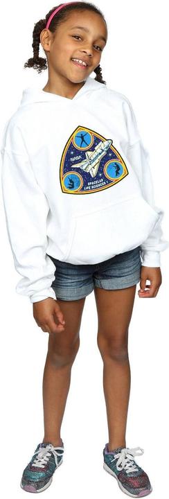 Actual product image Nasa Girls Classic Spacelab Life Science Hoodie (140, 146)