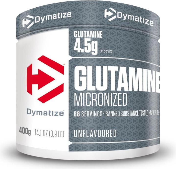 Immagine prodotto Dymatize Glutammina Neutro micronizzato (Neutro, 1 pz., 400 g)