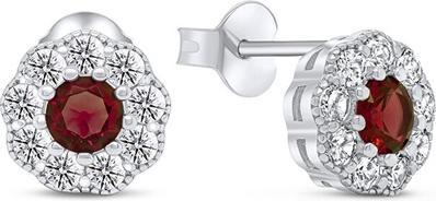 Immagine prodotto Brilio Argento - Orecchini in argento con zirconi Fiori EA331WR
