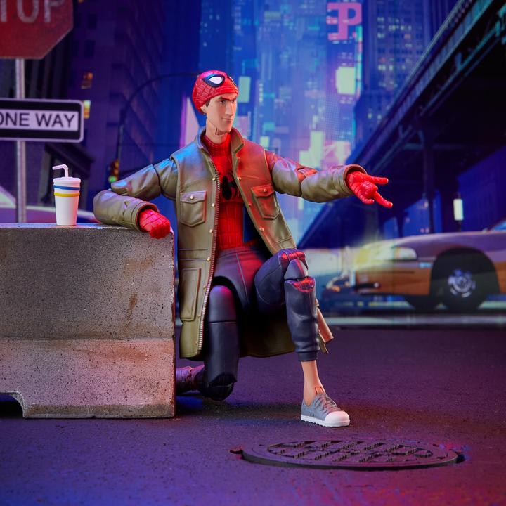 Actual product image Hasbro Marvel Legends Series Spider-Man: A New Universe Peter B. Parker