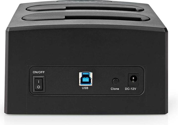 Immagine prodotto Nedis Docking station per hard disk | USB 3.2 Gen1 | USB Type-A | 2 hard disk | 2.5 / 3.5 " | USB 3.2