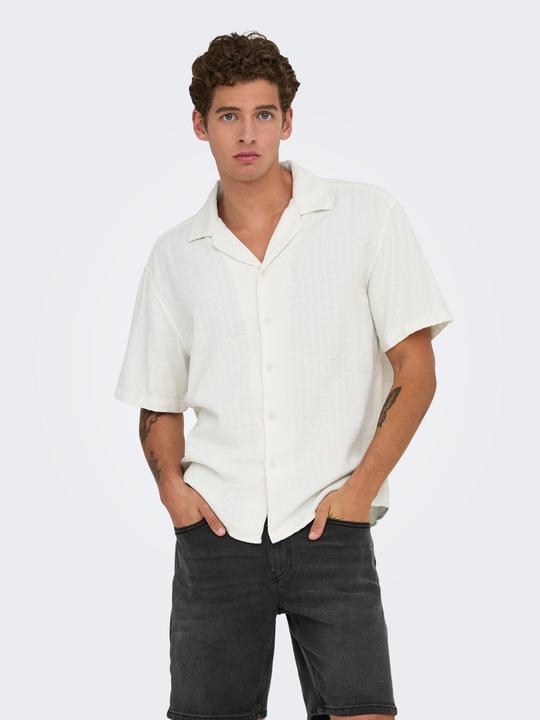 Produktbild Only & Sons Onslatham Rlxss Resort Linen Struc 0257 (M)