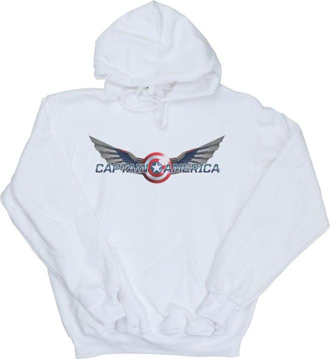 Image du produit - Sweat à capuche FALCON AND THE WINTER SOLDIER CAPTAIN AMERICA LOGO - Homme (XL)