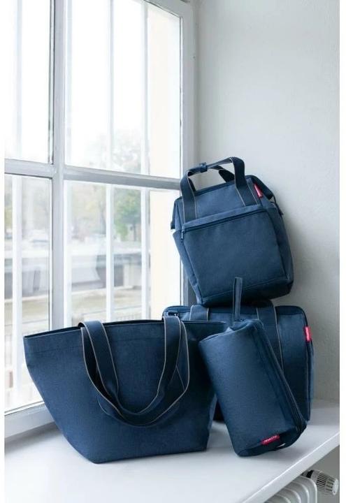 Produktbild reisenthel Tasche Shopper M Herringbone Dark Blue