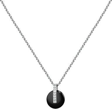 Image du produit Trussardi Womens Steel Necklace With Crystals T-Round Tjayf04