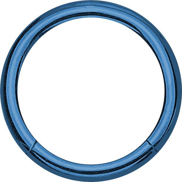 Produktbild Star Piercing Micro Segmentring klappbar dunkelblau (ohne Messing, Titan G23)