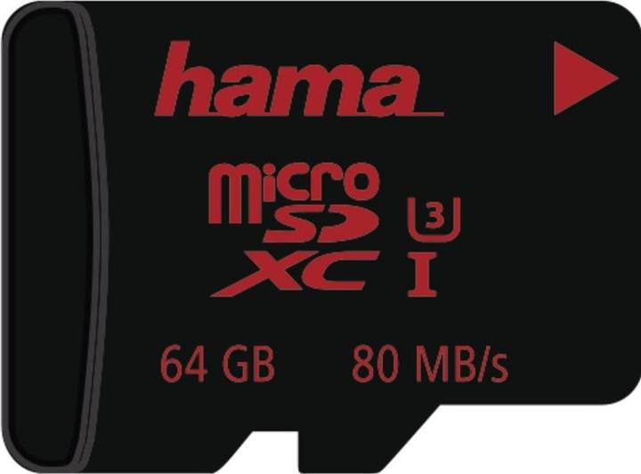 Produktbild Hama microSDXC und Adapter/Foto (64 GB, microSDXC, U1, UHS-I)