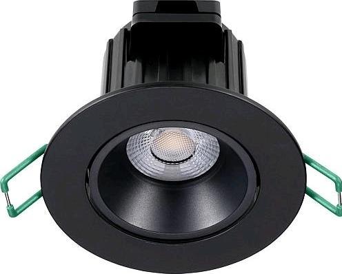 Image du produit Sylvania Spot LED encastrable IP65 6W CCTnoir 230V, Abstr 50, orientable, intensité lumineuse variable (760 lm)