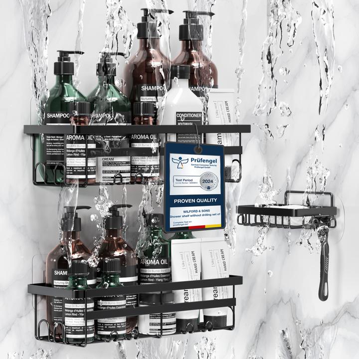 Wilford & Sons Bathroom shower shelf