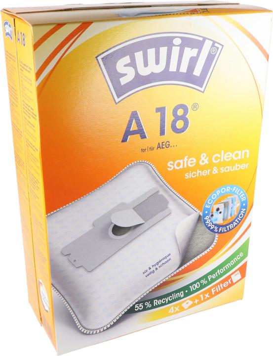 Produktbild Swirl Staubsaugerbeutel A18 MicroPor Plus für AEG Staubsauger