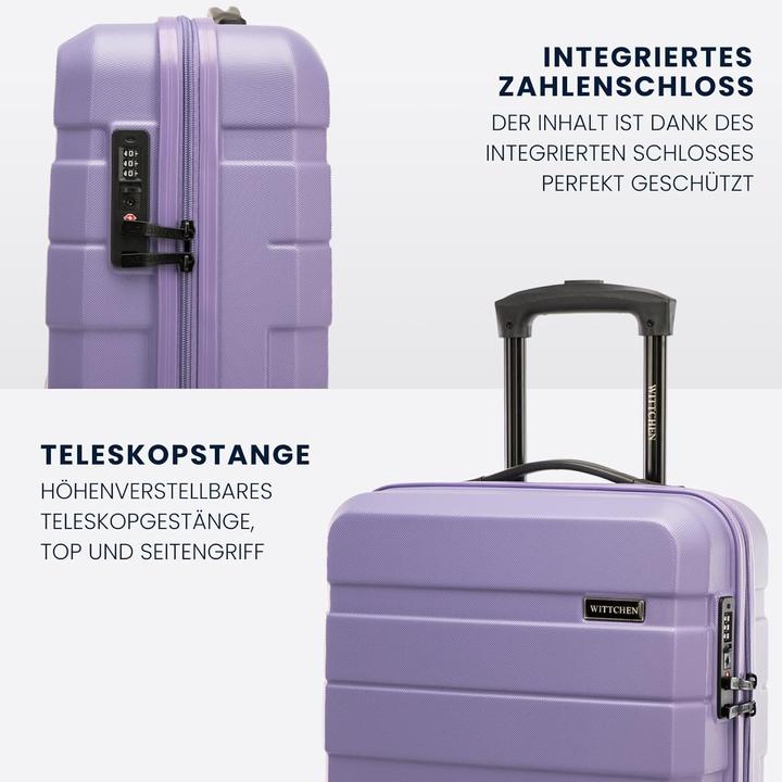 Actual product image Wittchen 4-teiliges Koffer-Set (Hand luggage (up to 50 litres), M (50 - 90l), L (90 - 115l))