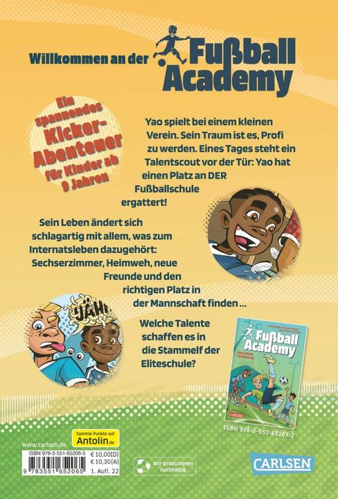 Produktbild Fussball Academy 1 Eine wichtige Entscheidung (Deutsch, Irene Margil, Jan Sasse, Andreas Schlüter, 2022)