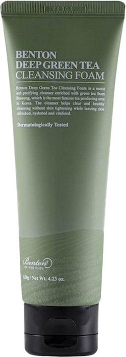 Actual product image Benton deep green tea cleansing foam (Foam, 120 ml)