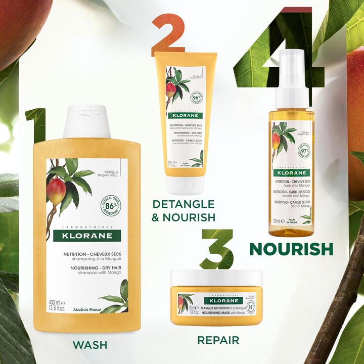 Produktbild Klorane Nährendes Haaröl mit Mango (100 ml)