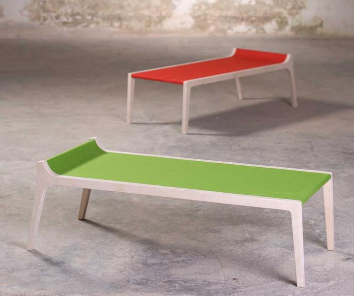 Produktbild Sirch Sibis Bank Erykah roter FIlz (Kindersofa)