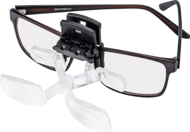 Produktbild Eschenbach 162461 maxDETAIL clip Lupenbrille mit Clip Vergroesserungsfaktor 2 x