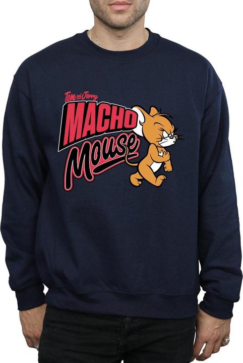 Immagine prodotto Tom & Jerry Macho Mouse Felpa Uomo (L)