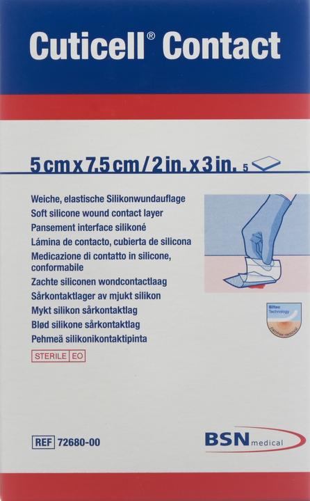 Produktbild BSN Contact Silikonwundauflage 5x7.5cm (5 x)
