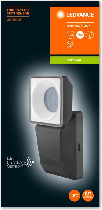 Produktbild Ledvance Endura Pro Spot Sensor (750 lm, IP65)