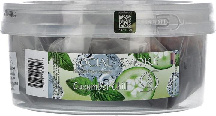 Produktbild Social Smoke Cucumber Chill 1kg (Minze, 1000 g)