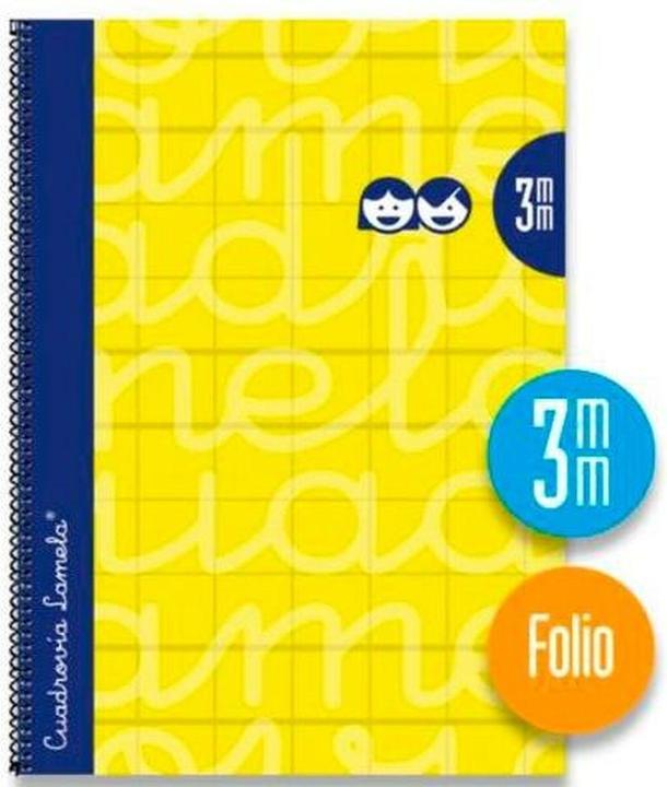 Actual product image Lamela Notebook 3 mm Yellow Din A4 5 pieces 80 pages (A4, Hardcover)