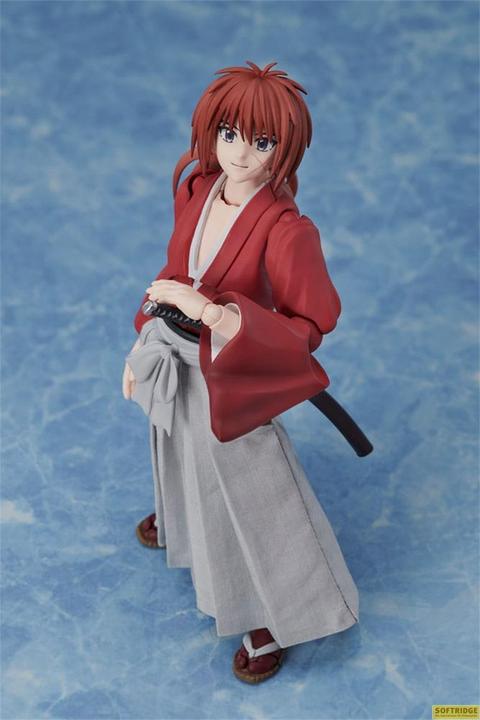 Actual product image Aniplex Rurouni Kenshin BUZZmod Action Figure Kenshin Himura 14 cm