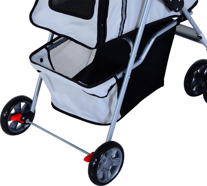 Image du produit PawHut Chariot pour chiens avec grillage (Chien, Pliable)