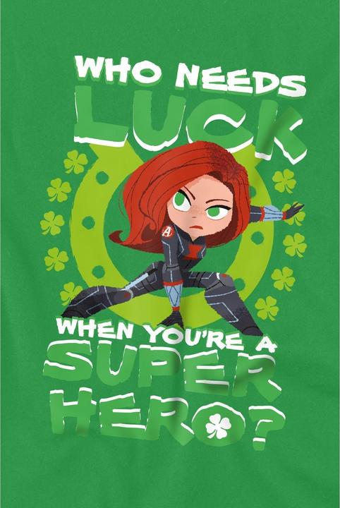 Immagine prodotto St Patrick's Day Lucky Maglietta Giorno di San Patrizio Supereroe Uomo (XXL)