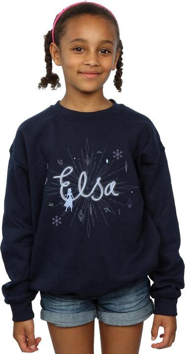 Produktbild Disney Frozen 2 Elsa Snowflake Sweatshirt Mädchen (140, 146)