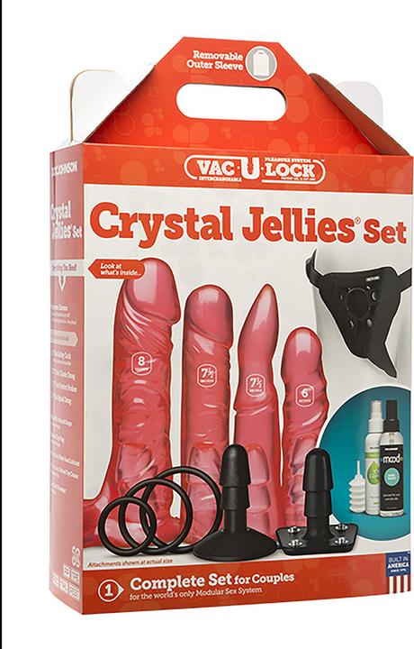 Produktbild Doc Johnson Vac-U-Lock - Crystal Jellies Set