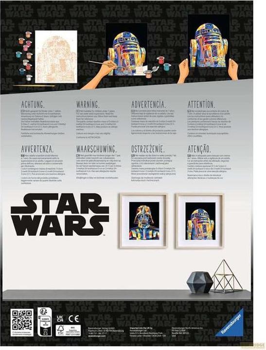 Actual product image Ravensburger CreArt - Star Wars - Darth Vader