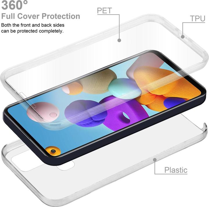 Actual product image Cadorabo TPU 360 Degree Case Cover (Samsung Galaxy A21s)