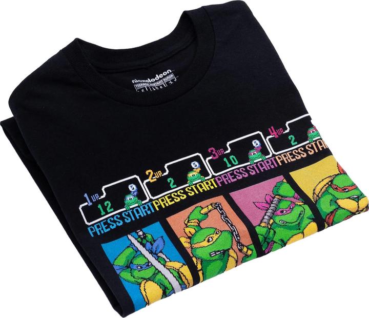 Produktbild Teenage Mutant NT Press Start Arcade Game TShirt (XL)
