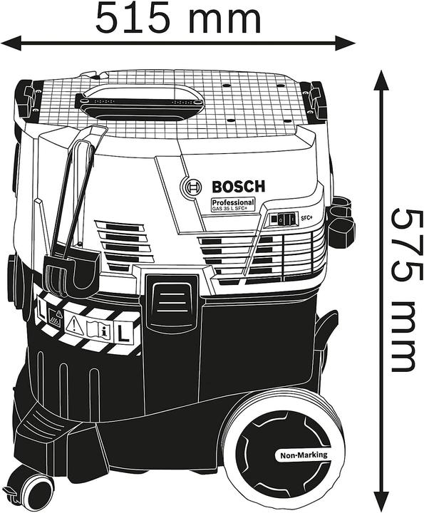 Produktbild Bosch Professional Nass-/Trockensauger GAS 35 L SFC+ (Nass-Trockensauger)