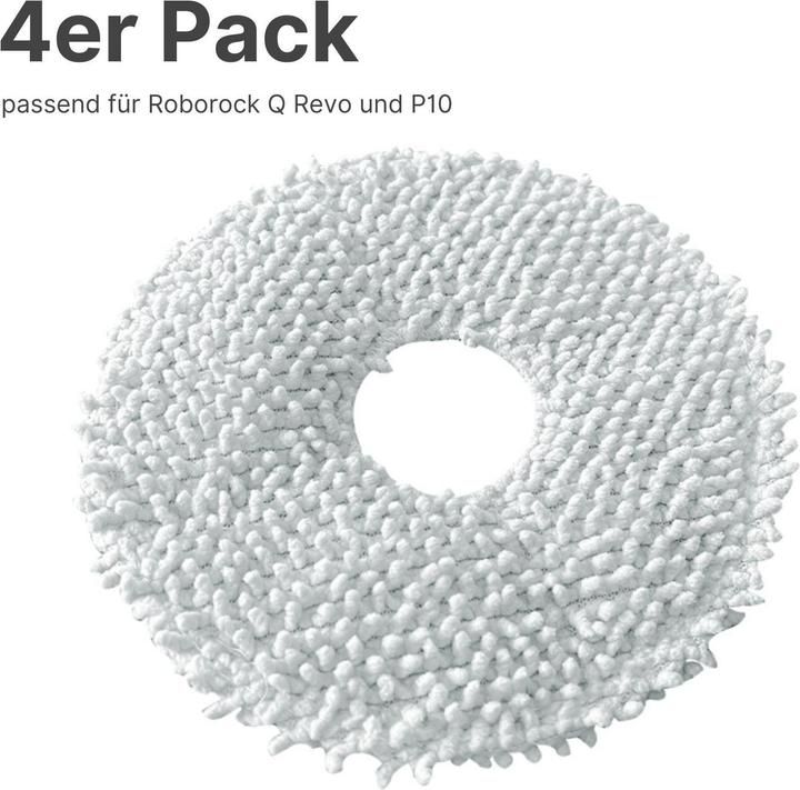 Actual product image Hermex Alternative wipes for Xiaomi Roborock Q Revo P10